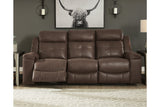 Jesolo Coffee Reclining Sofa and Loveseat -  Ashley - Luna Furniture