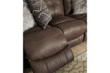 Jesolo Coffee Reclining Sofa and Loveseat with Recliner -  Ashley - Luna Furniture