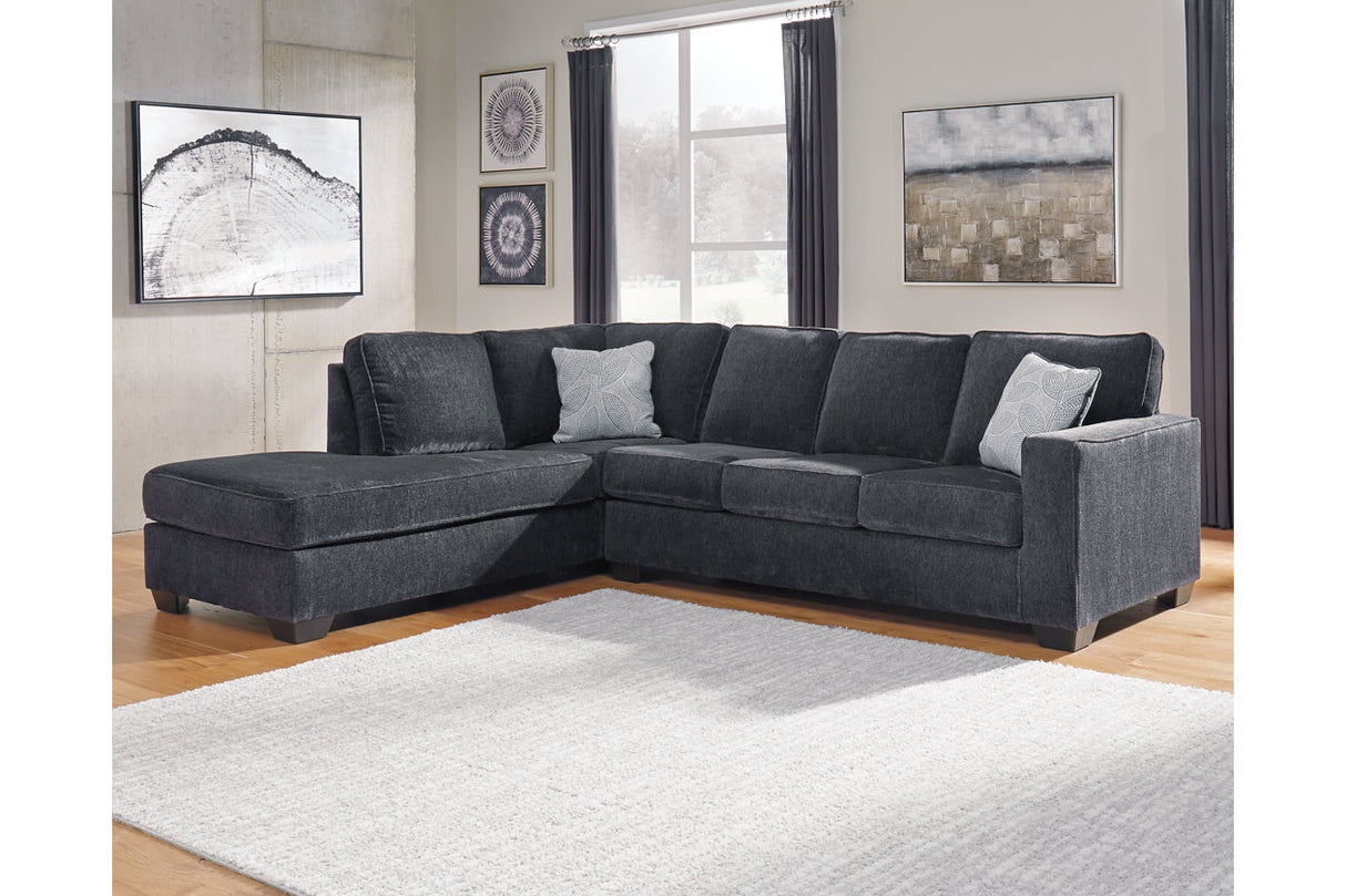 Altari Slate 2-Piece Sectional with Chaise -  Ashley - Luna Furniture