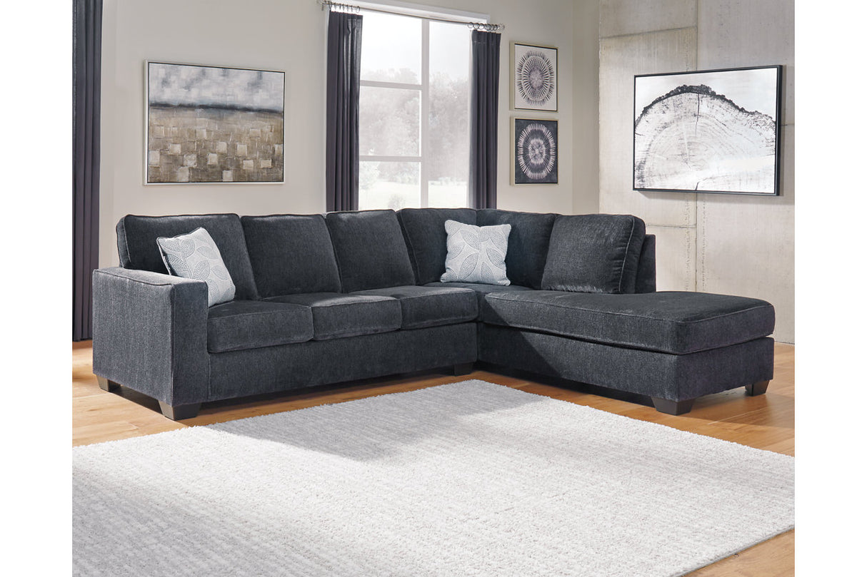 Altari Slate 2-Piece Sectional with Chaise -  Ashley - Luna Furniture