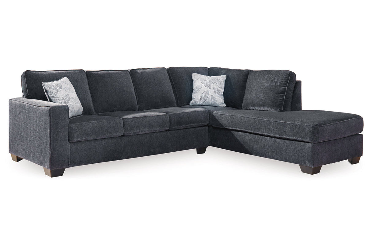 Altari Slate 2-Piece Sleeper Sectional with Chaise -  Ashley - Luna Furniture