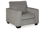 Altari Alloy Sofa, Loveseat, Chair and Ottoman -  Ashley - Luna Furniture