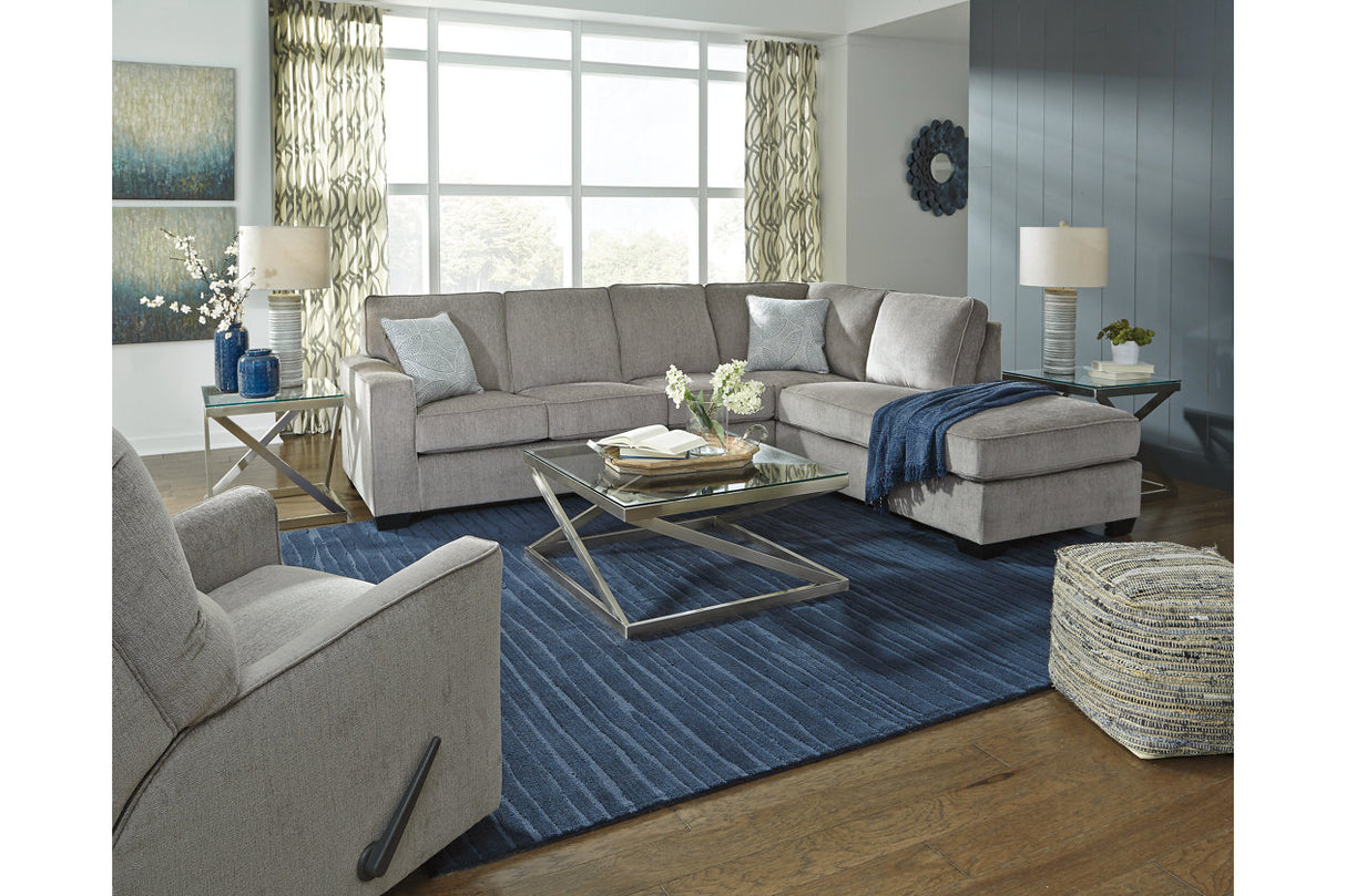 Altari Alloy 2-Piece Sectional with Chaise -  Ashley - Luna Furniture