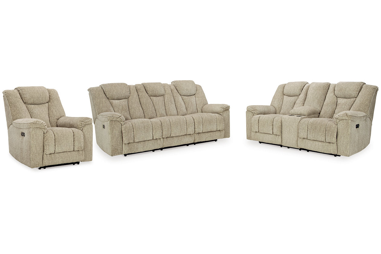 Hindmarsh Power Reclining Sofa, Loveseat and Recliner from Ashley - Luna Furniture