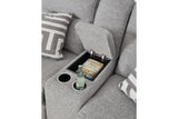 Biscoe Pewter Power Reclining Living Room Set -  Ashley - Luna Furniture