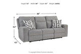 Biscoe  Power Reclining Sofa, Loveseat and Recliner -  Ashley - Luna Furniture