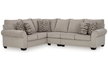 Claireah Umber 3-Piece LAF Sectional from Ashley - Luna Furniture