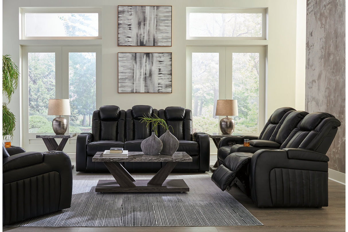 Caveman Den  Power Reclining Sofa, Loveseat and Recliner -  Ashley - Luna Furniture