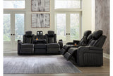 Caveman Den Midnight Power Reclining Living Room Set -  Ashley - Luna Furniture