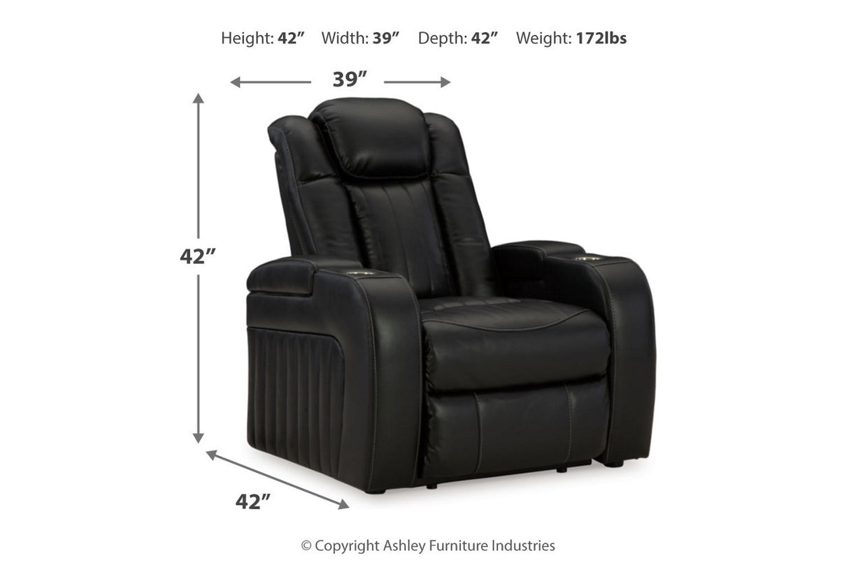 Caveman Den  Power Reclining Sofa, Loveseat and Recliner -  Ashley - Luna Furniture