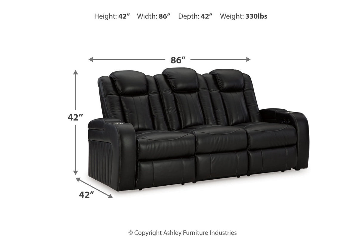 Caveman Den  Power Reclining Sofa, Loveseat and Recliner -  Ashley - Luna Furniture