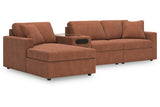 Modmax Spice 4-Piece Sectional with Chaise -   - Luna Furniture