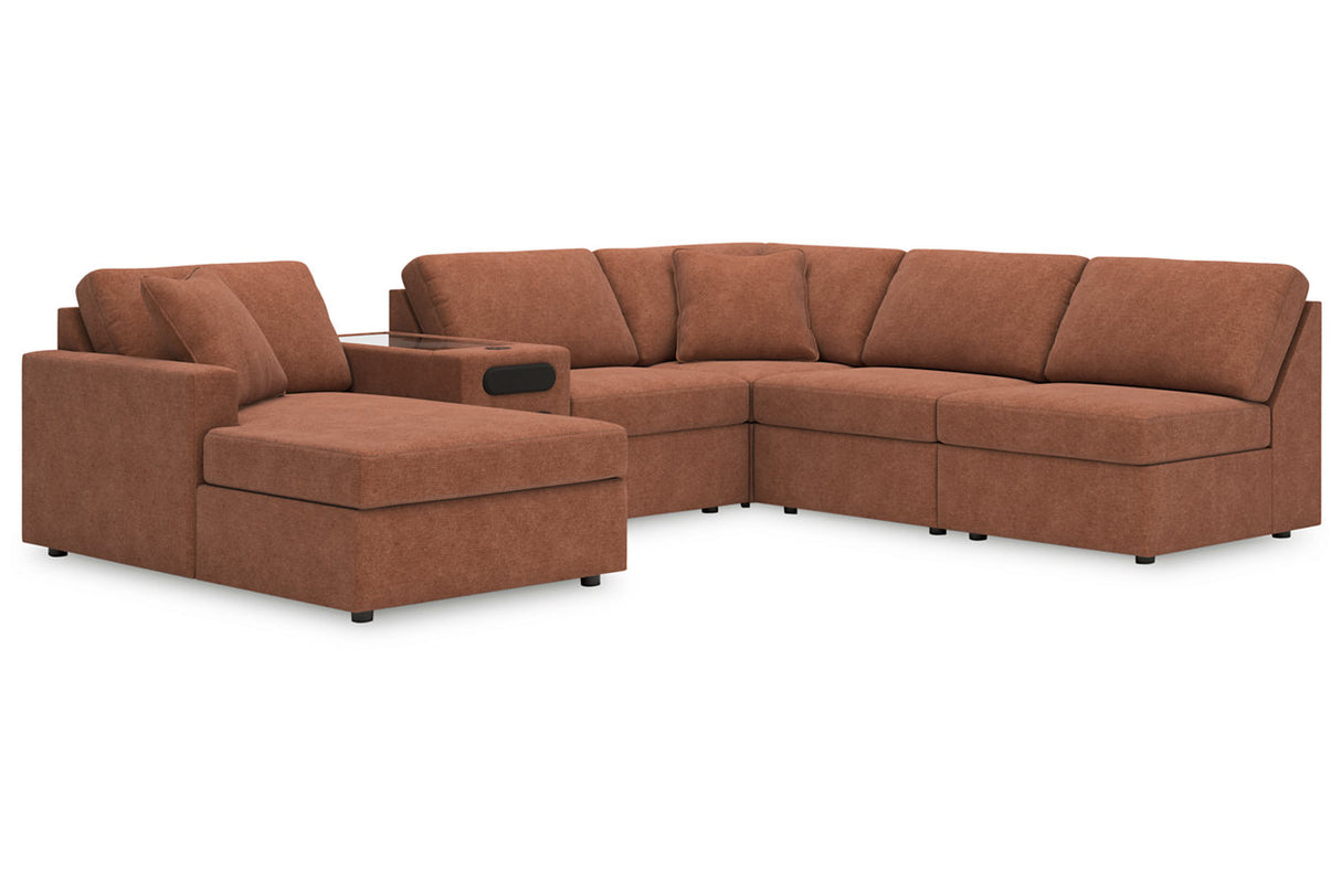 Modmax Spice 6-Piece Sectional with Chaise -   - Luna Furniture