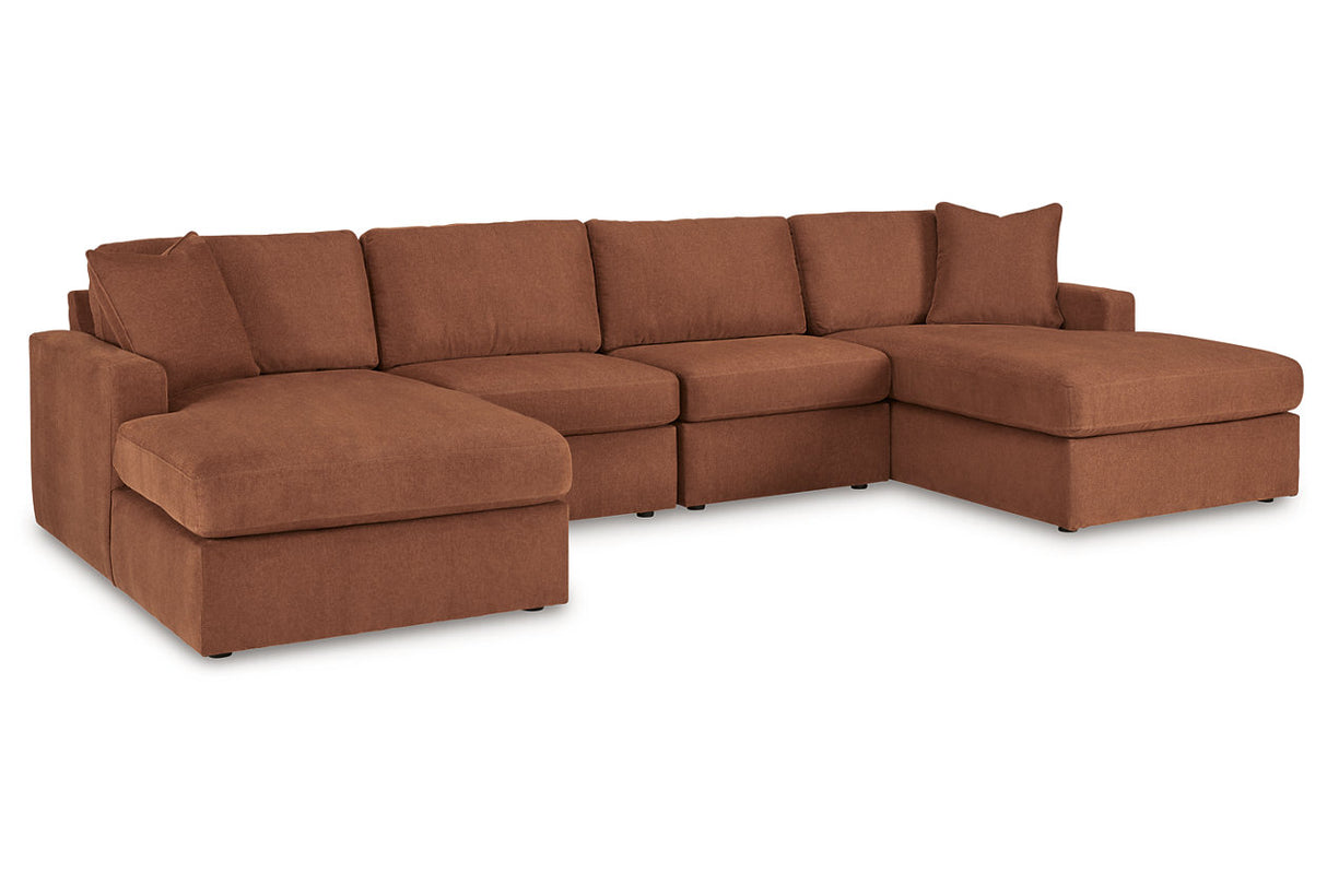 Modmax Spice 4-Piece Sectional with Chaise -  Ashley - Luna Furniture