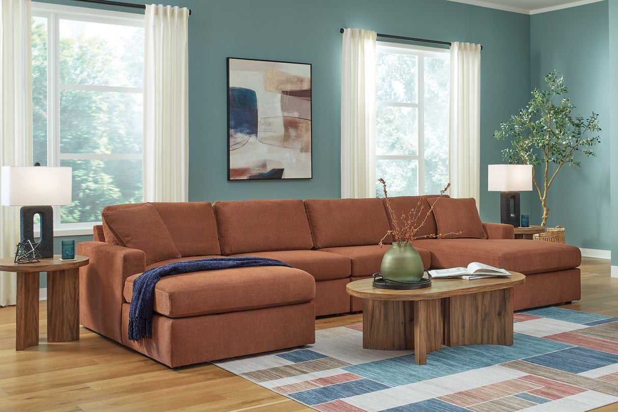 Modmax Spice 4-Piece Sectional with Chaise -  Ashley - Luna Furniture