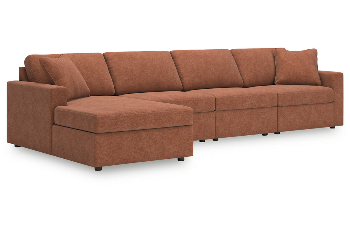 Modmax Spice 4-Piece Sectional with Chaise -   - Luna Furniture