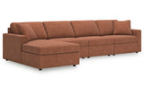 Modmax Spice 4-Piece Sectional with Chaise -   - Luna Furniture