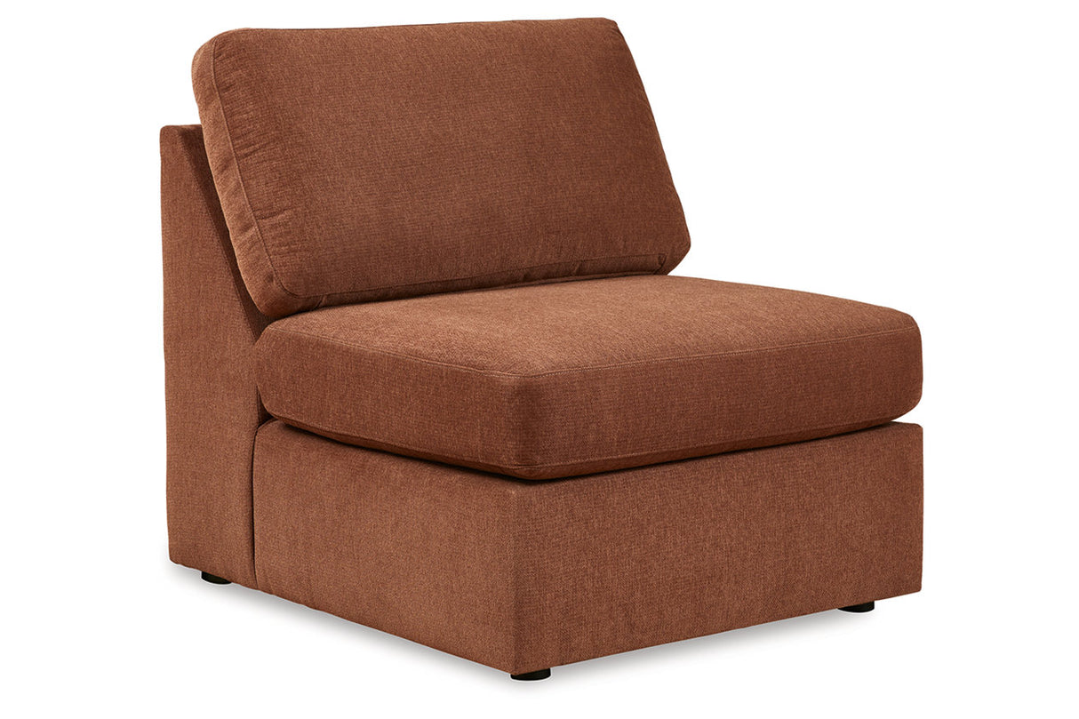 Modmax Spice 5-Piece Sectional and Swivel Glider Recliner -   - Luna Furniture