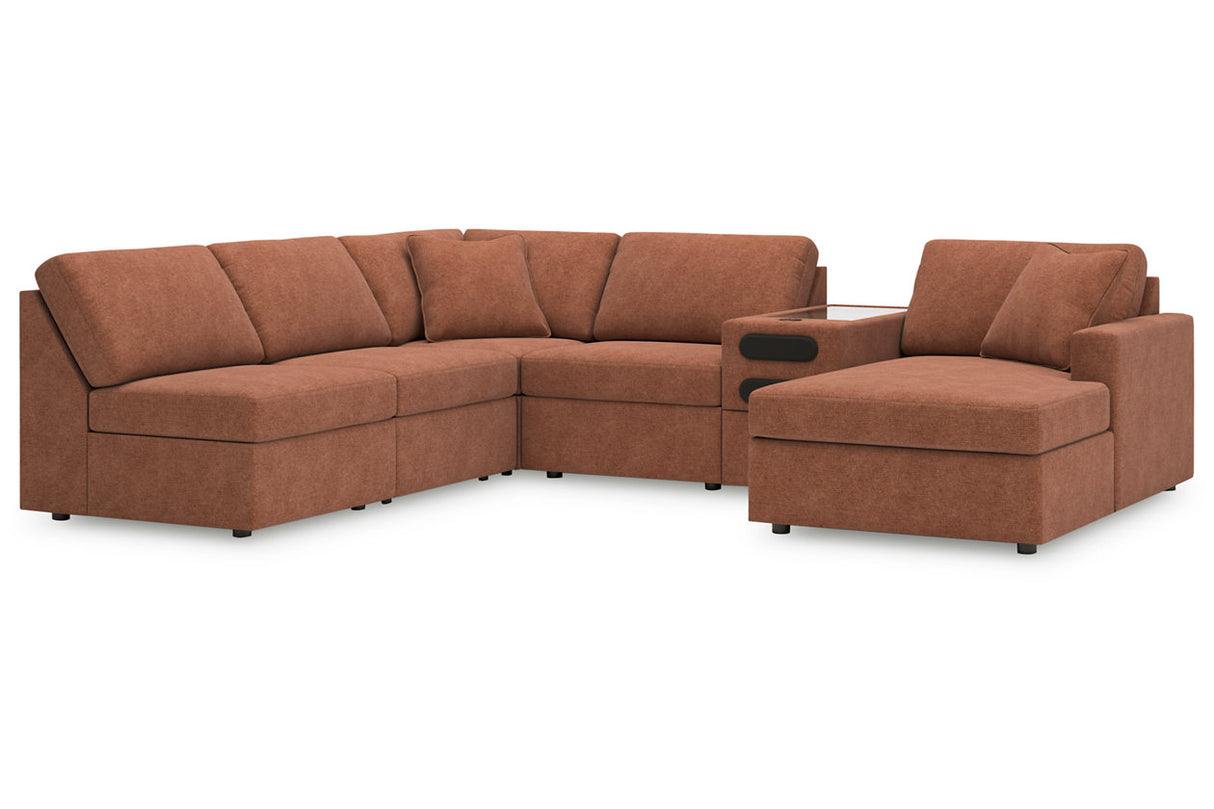 Modmax Spice 6-Piece Sectional with Chaise -   - Luna Furniture