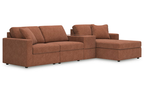 Modmax Spice 4-Piece Sectional with Chaise -   - Luna Furniture