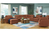 Modmax Spice 6-Piece Sectional and Swivel Glider Recliner