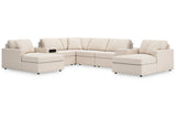 Modmax Oyster 8-Piece Sectional with Chaise -   - Luna Furniture