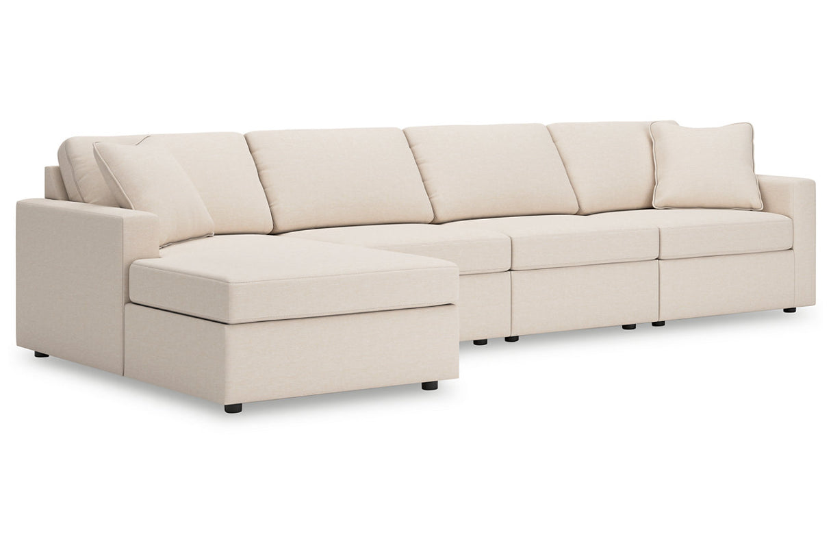 Modmax Oyster 4-Piece Sectional with Chaise -   - Luna Furniture