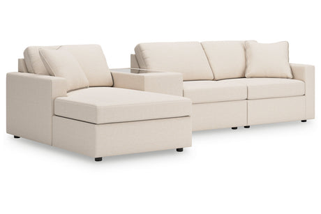 Modmax Oyster 4-Piece Sectional with Chaise -   - Luna Furniture