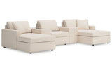 Modmax Oyster 5-Piece Pit Sectional -   - Luna Furniture