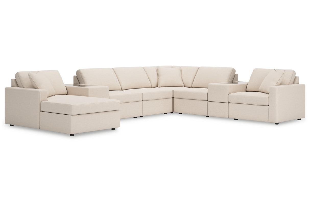 Modmax Oyster 8-Piece Sectional with Chaise -   - Luna Furniture