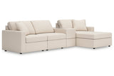 Modmax Oyster 4-Piece Sectional with Chaise -   - Luna Furniture