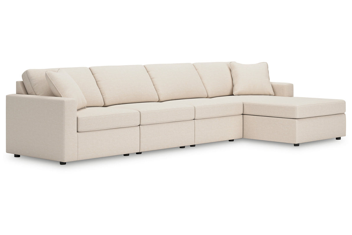 Modmax Oyster 4-Piece Sectional with Chaise -   - Luna Furniture