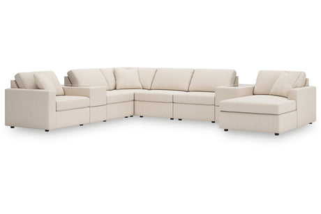 Modmax Oyster 8-Piece Sectional with Chaise -   - Luna Furniture