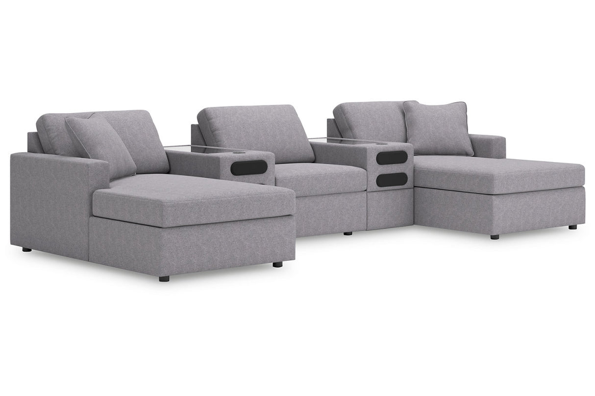 Modmax Granite 5-Piece Sectional -   - Luna Furniture