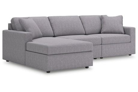 Modmax Granite 3-Piece Sectional with Chaise -  Ashley - Luna Furniture