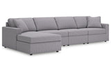 Modmax Granite 4-Piece Sectional with Chaise -   - Luna Furniture