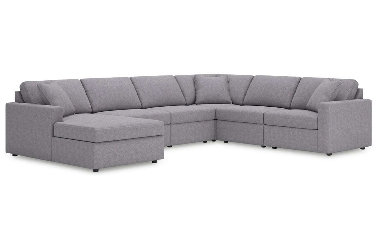 Modmax Granite 6-Piece Sectional -   - Luna Furniture