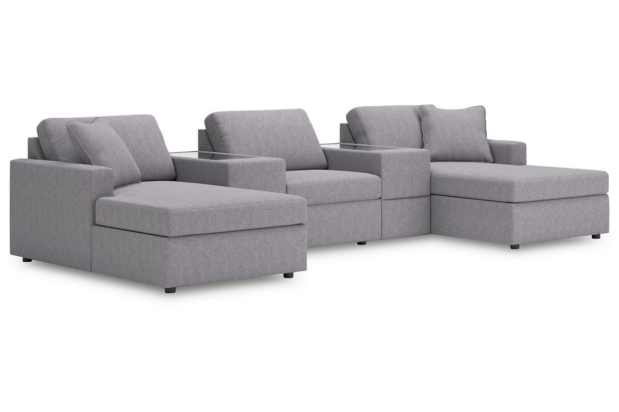 Modmax Granite 5-Piece Pit Sectional -   - Luna Furniture