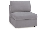 Modmax Granite 6-Piece Sectional and Swivel Glider Recliner -   - Luna Furniture