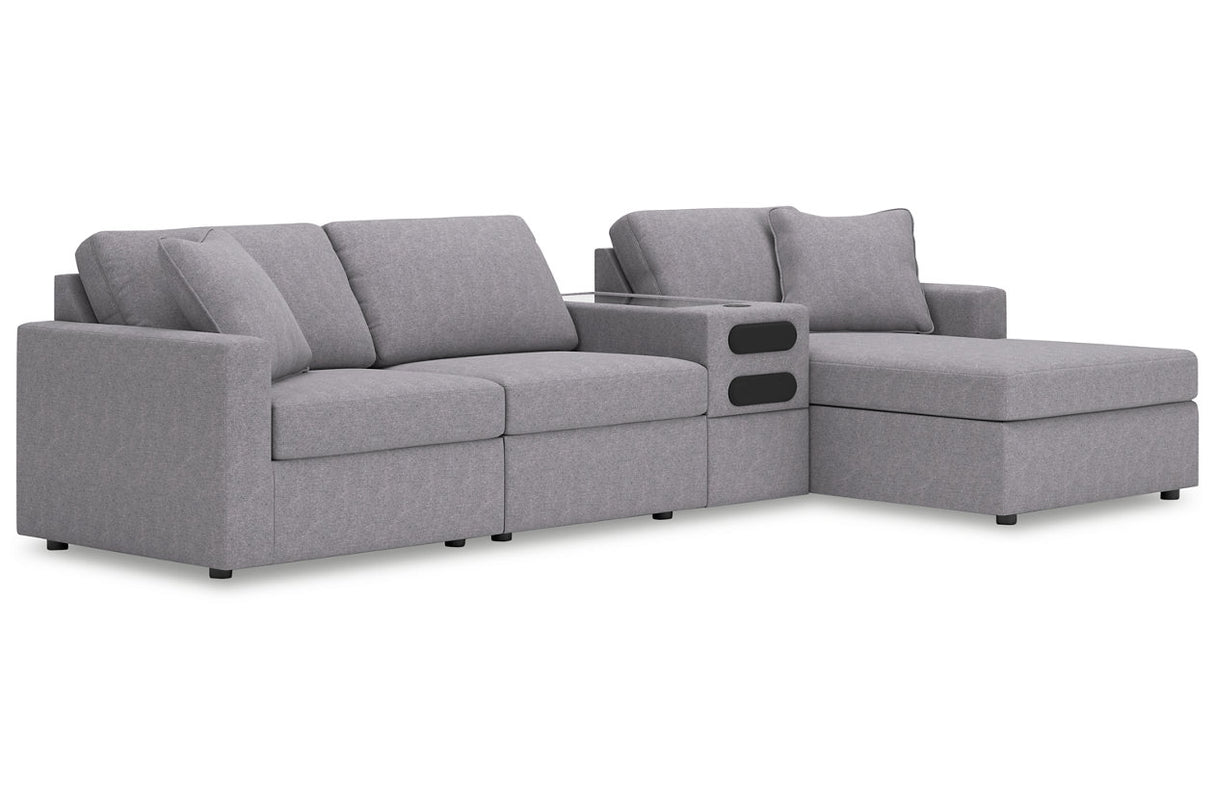 Modmax Granite 4-Piece Sectional with Chaise -   - Luna Furniture