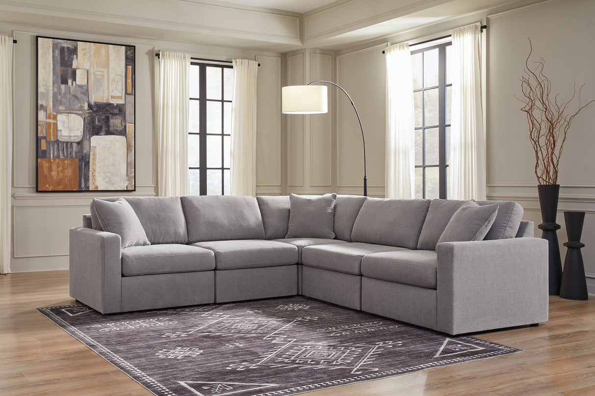 Modmax Granite 5-Piece Sectional -  Ashley - Luna Furniture