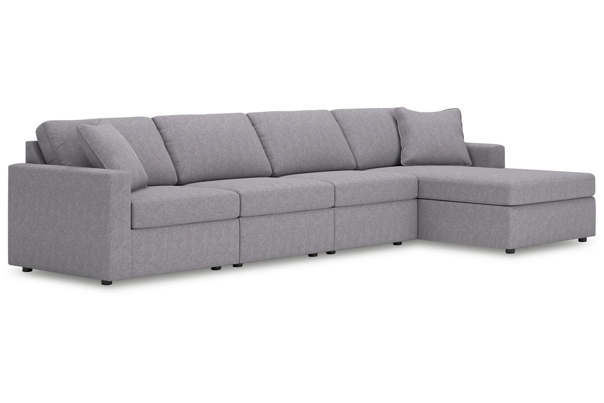 Modmax Granite 4-Piece Sectional with Chaise -   - Luna Furniture