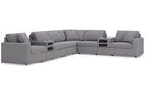 Modmax Granite 8-Piece Sectional -  Ashley - Luna Furniture