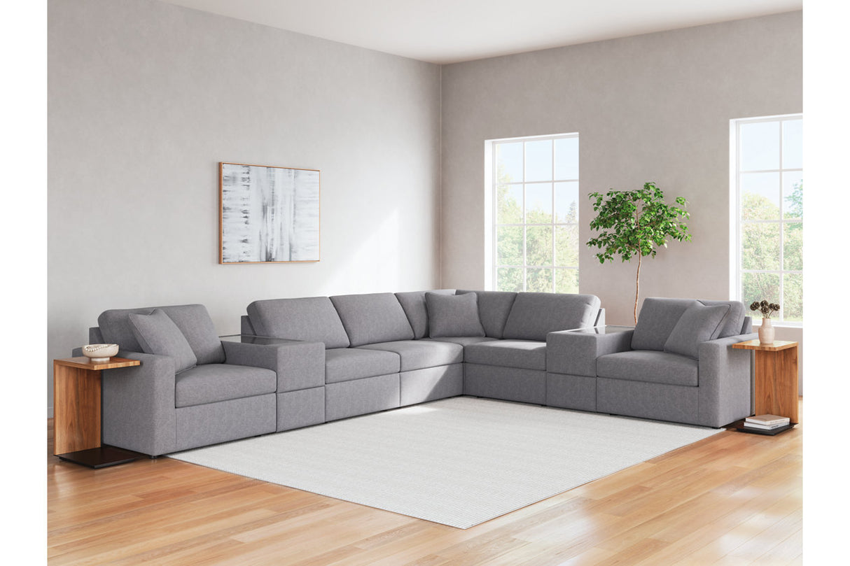 Modmax Granite 8-Piece Sectional -  Ashley - Luna Furniture