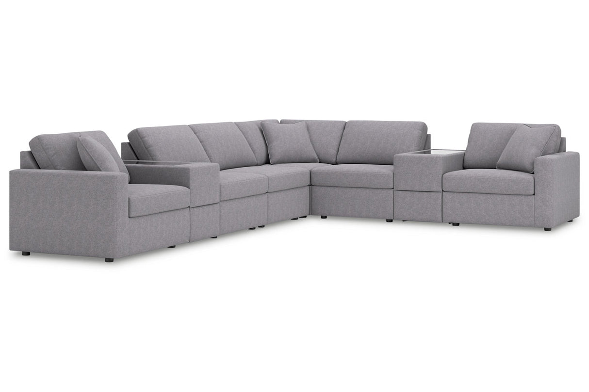 Modmax Granite 8-Piece Sectional -  Ashley - Luna Furniture