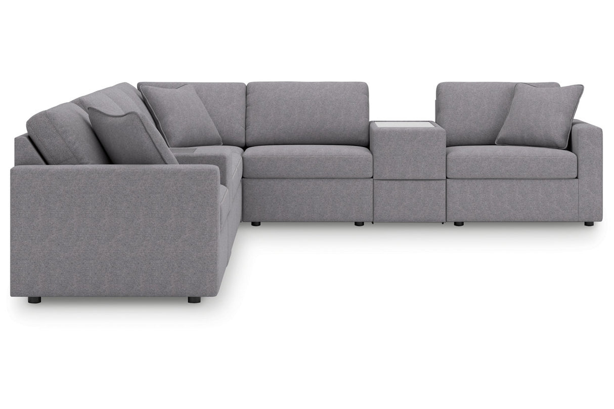 Modmax Granite 8-Piece Sectional -  Ashley - Luna Furniture