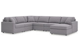 Modmax Granite 6-Piece Sectional -   - Luna Furniture