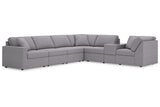 Modmax Granite 7-Piece Sectional -   - Luna Furniture