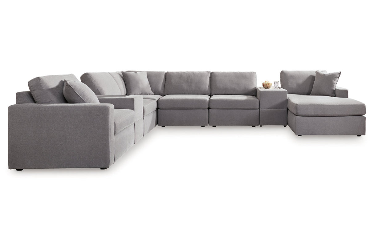 Modmax Granite 8-Piece Sectional with Chaise -   - Luna Furniture