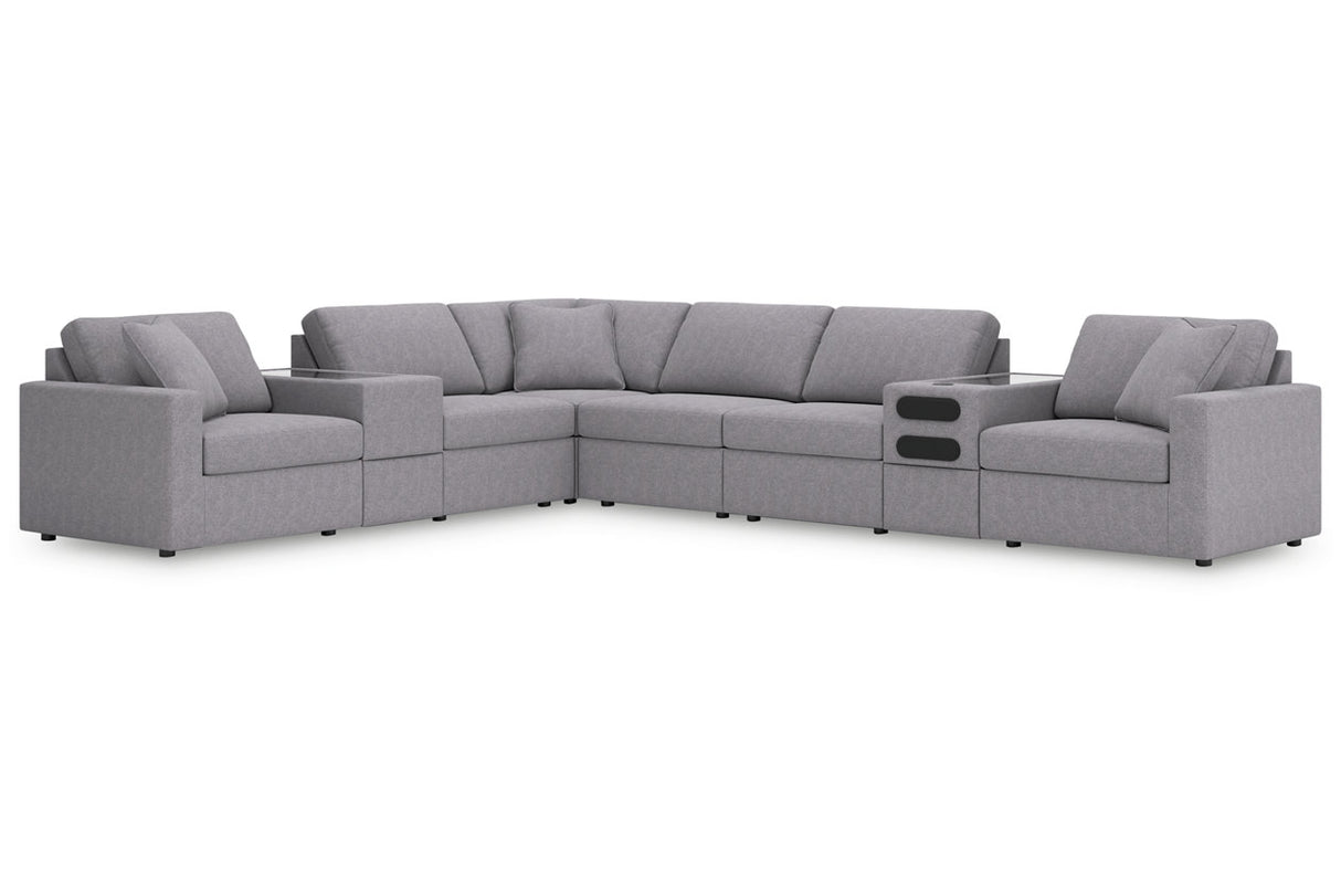 Modmax Granite 8-Piece Sectional -   - Luna Furniture